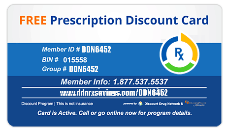 discount drug network prescription card image